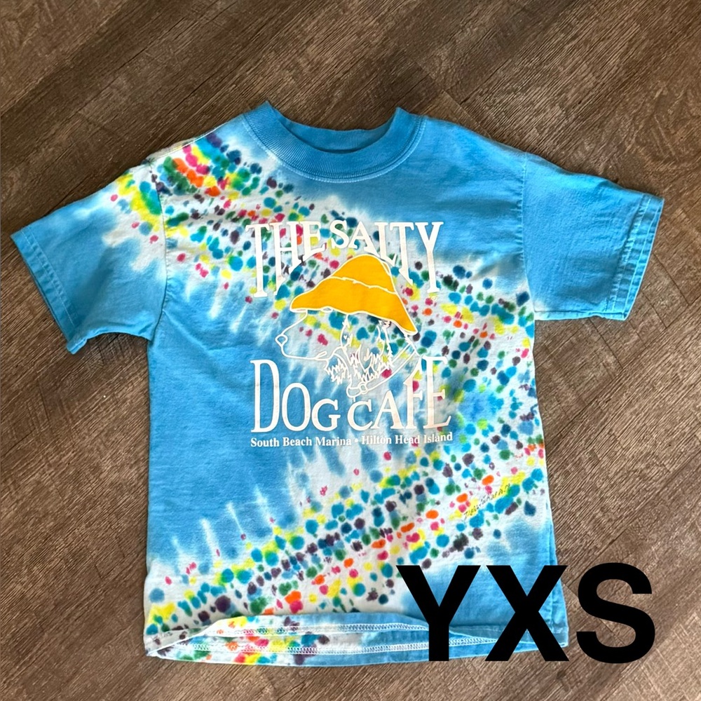 Kids Tie-Dye Short Sleeve Tee - Blue